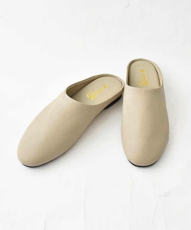 Diu｜オイルレザーミュールサンダル [[125D1630]][C]