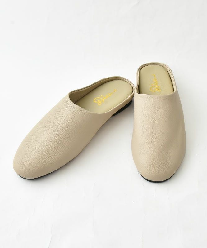 Diu｜オイルレザーミュールサンダル [[125D1630]][C]