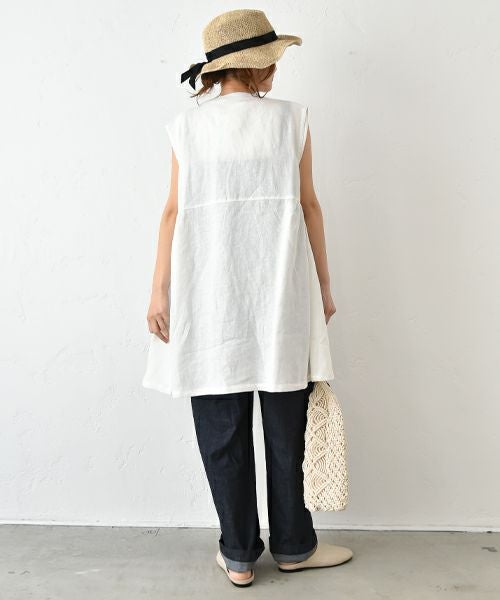 SUN VALLEY｜リネンベスト [[SK2061256]][C]