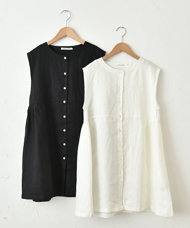 SUN VALLEY｜リネンベスト [[SK2061256]][C]