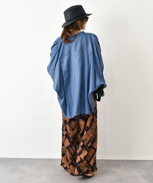 HUMS｜柄ワイドパンツ [[C-5067]][C]