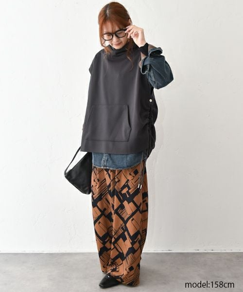 HUMS｜柄ワイドパンツ [[C-5067]][C]