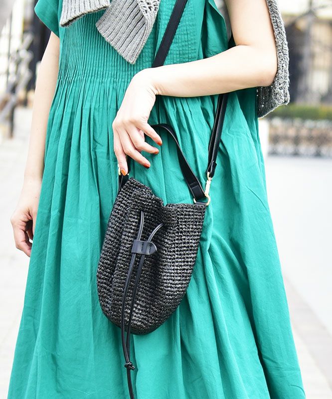 Cachellie｜2wayラフィアショルダーバッグ [[57-2124]][C]