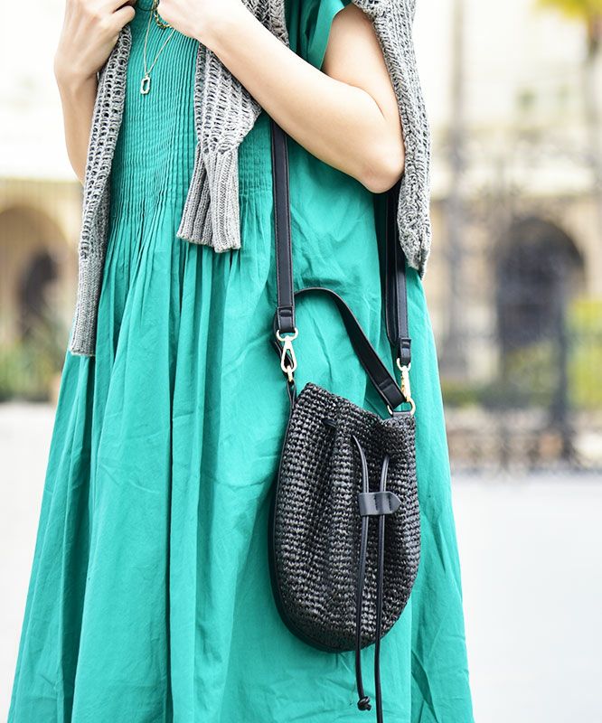 Cachellie｜2wayラフィアショルダーバッグ [[57-2124]][C]