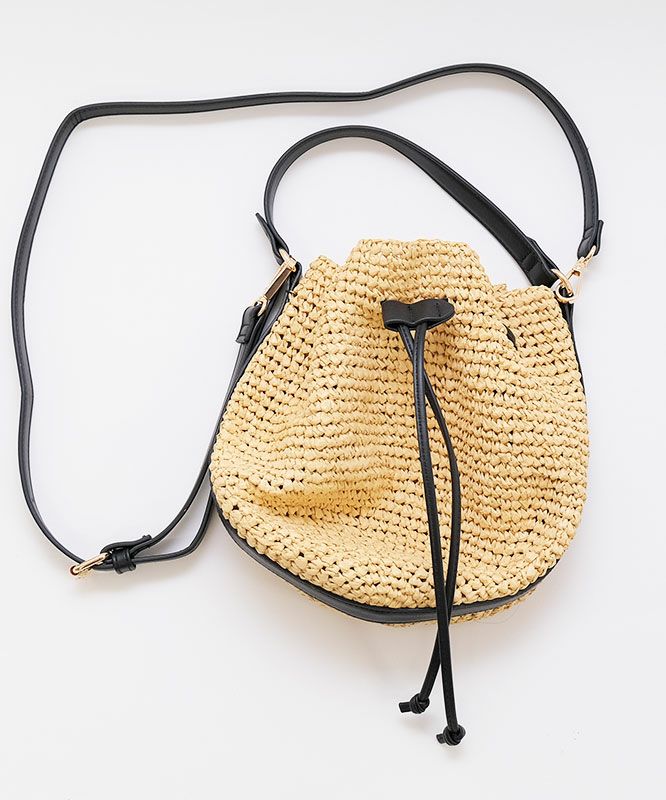 Cachellie｜2wayラフィアショルダーバッグ [[57-2125]][C]