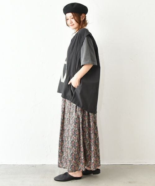prit 裾ヒモコクーンベスト prit｜裾ヒモコクーンベスト [[P82501]][C] | ma28 ONLINE STORE