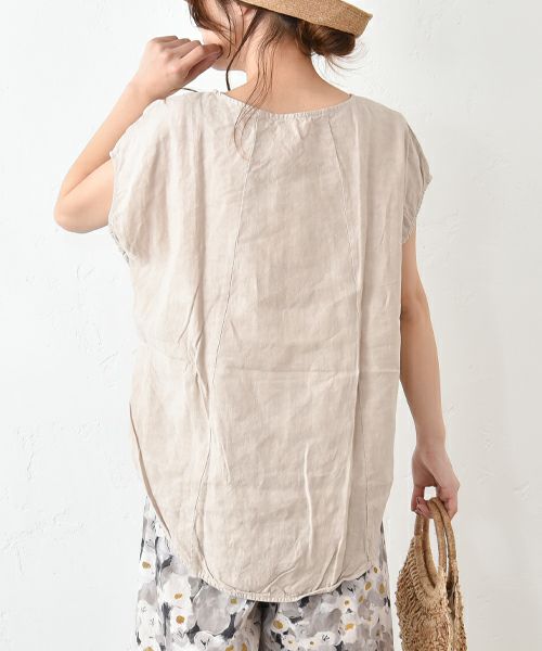 NARU｜フレンチリネンコクーンプルオーバー [[662851]][C]