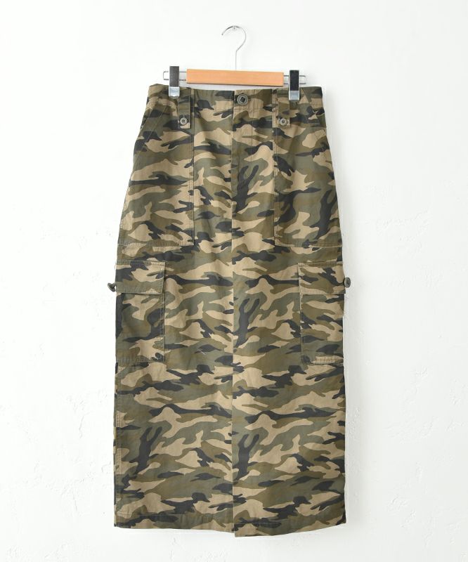 Gives a sense of fullment｜ミリタリースカート [[852374]][C]