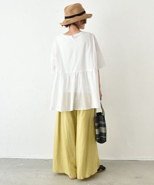 No18｜ギャザー切替プルオーバー [[302163]][C]