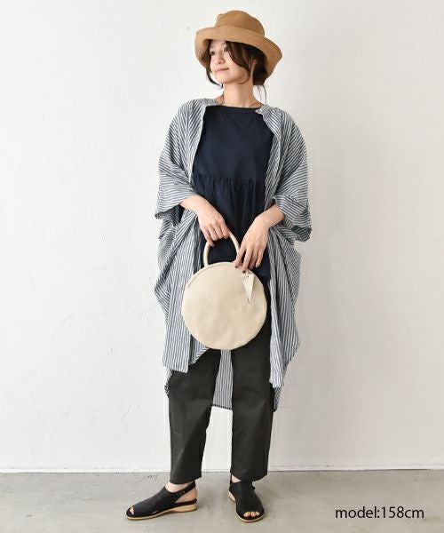 No18｜ギャザー切替プルオーバー [[302163]][C]