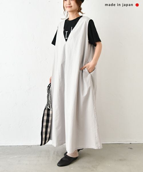 No18｜Vネックノースリーブワンピース [[CE1OP250402]][C]