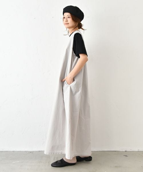 No18｜Vネックノースリーブワンピース [[CE1OP250402]][C]