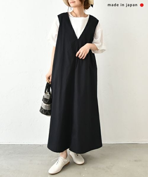 No18｜Vネックノースリーブワンピース [[CE1OP250402]][C]
