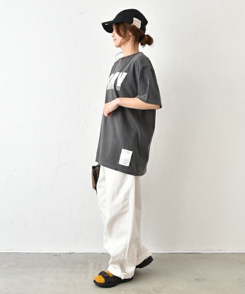 Johnbull｜ピグメントARMY Tシャツ」 [[TK252C01]][C]
