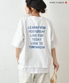 her.｜LOOK TO TOMORROW リラックスフィットTee [[LOOK TO TOMORROW Relax Fit Tee(ハ゛ックフ゜リント)]][C]