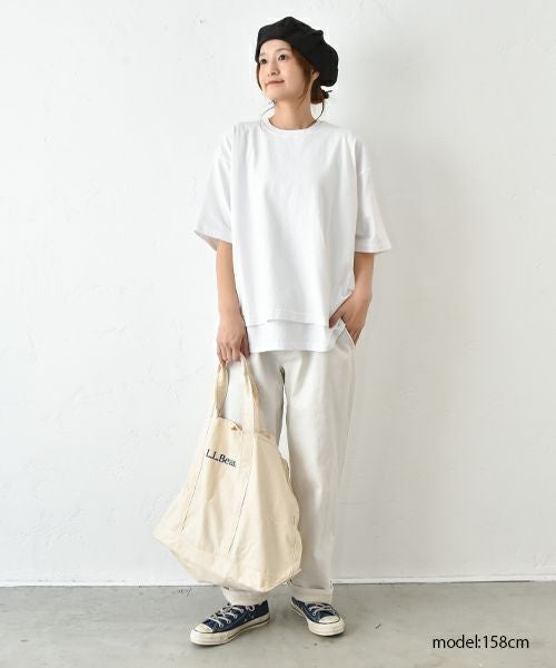 her.｜LOOK TO TOMORROW リラックスフィットTee [[LOOK TO TOMORROW Relax Fit Tee(ハ゛ックフ゜リント)]][C]