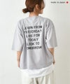 her.｜LOOK TO TOMORROW リラックスフィットTee [[LOOK TO TOMORROW Relax Fit Tee(ハ゛ックフ゜リント)]][C]