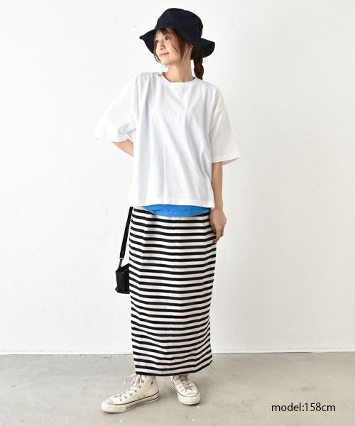 her.｜LOOK TO TOMORROW リラックスフィットTee [[LOOK TO TOMORROW Relax Fit Tee(ハ゛ックフ゜リント)]][C]