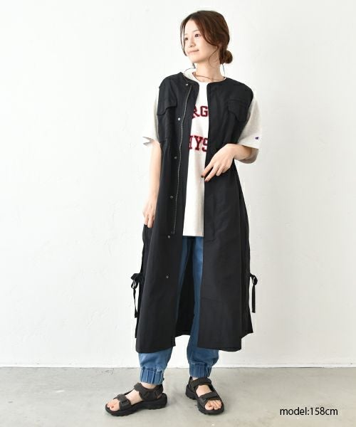 IN THE MARKET｜カットデニムテーパードイージーパンツ [[IN-090]][C]