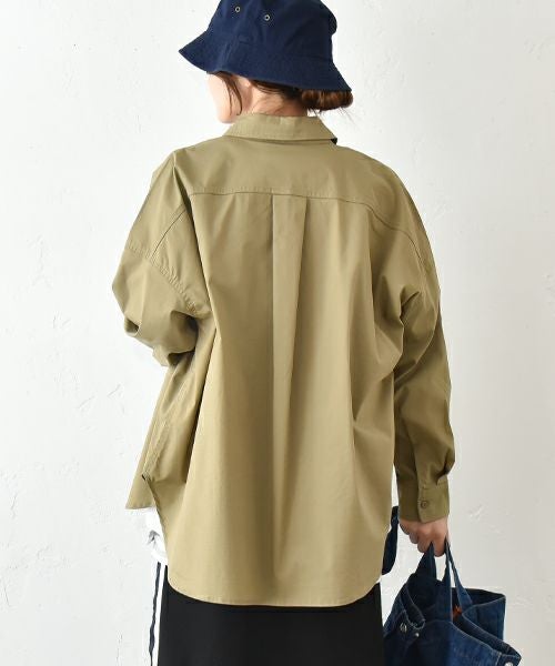 IN THE MARKET｜リップ素材シャツアウター [[IN-092]][C]