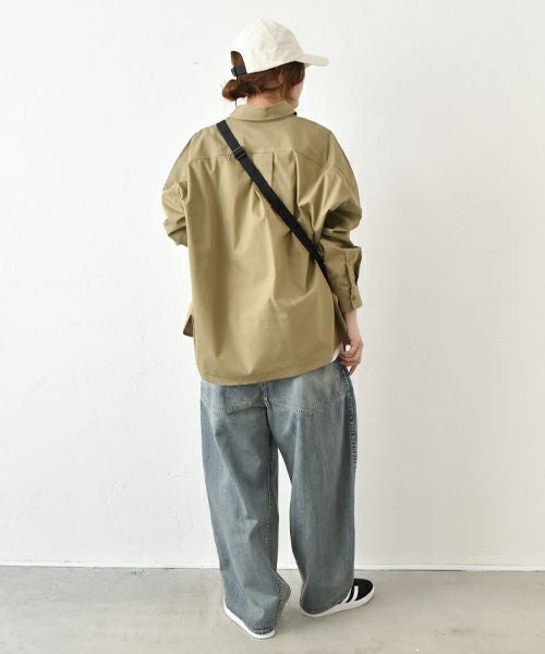 IN THE MARKET｜リップ素材シャツアウター [[IN-092]][C]