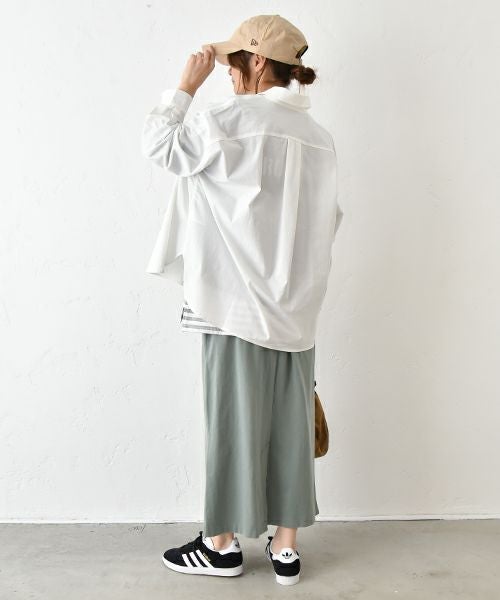 IN THE MARKET｜リップ素材シャツアウター [[IN-092]][C]