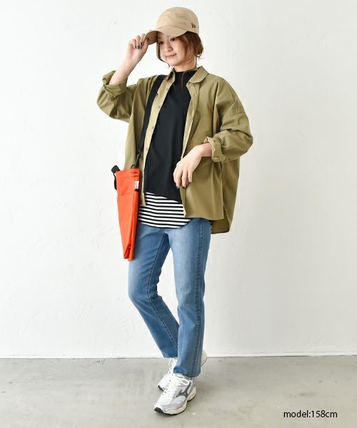 IN THE MARKET｜リップ素材シャツアウター [[IN-092]][C]