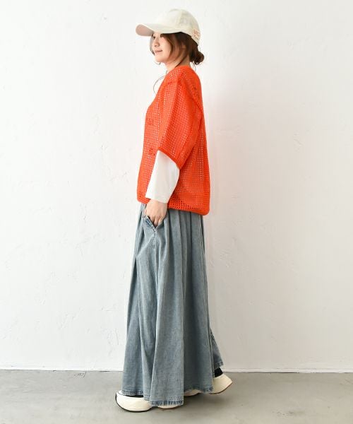 IN THE MARKET｜メッシュカットプルオーバー [[IN-073-1]][C]