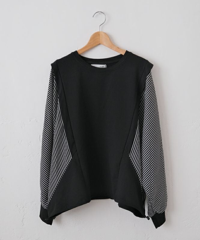 HUMS｜布帛切り替えカットソー [[100152]][C]