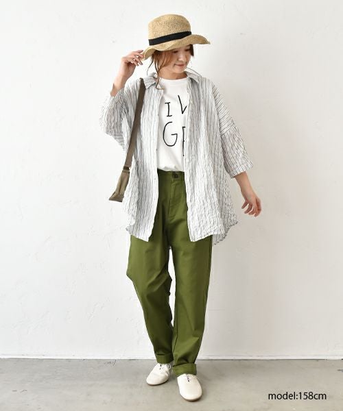 No18｜ストレッチテーパードパンツ [[CE1PT240901B]][C]