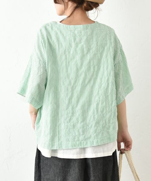 No18｜5分袖プルオーバー [[CE1PO240502B]][C]