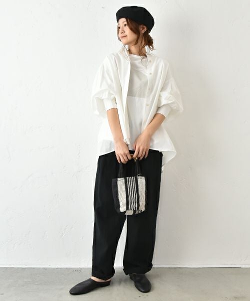 hagumu｜バックギャザーシャツ [[hag-136]][C]