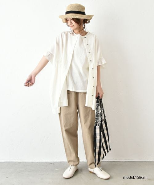 hagumu｜バックギャザーノースリーブプルオーバー [[hag-145]][C]