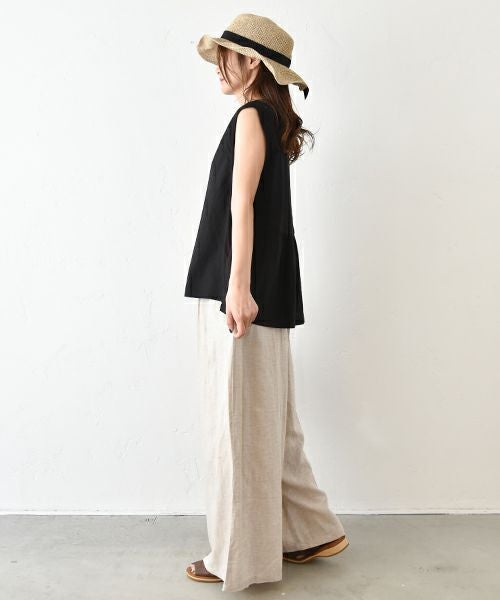 hagumu｜バックギャザーノースリーブプルオーバー [[hag-145]][C]