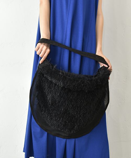 Ampersand｜メッシュ＆ファーワンショルダーバッグ[[ER25-M03]][C]