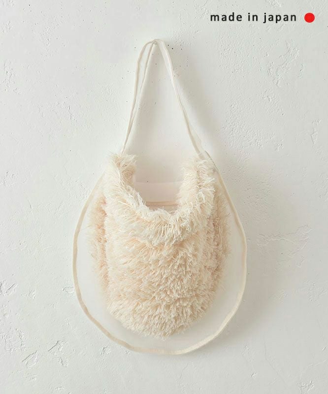 Ampersand｜メッシュ＆ファーワンショルダーバッグ[[ER25-M03]][C]