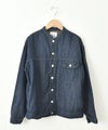  Our.｜ノーカラー綿麻デニムジャケット [[131311H]][C]
