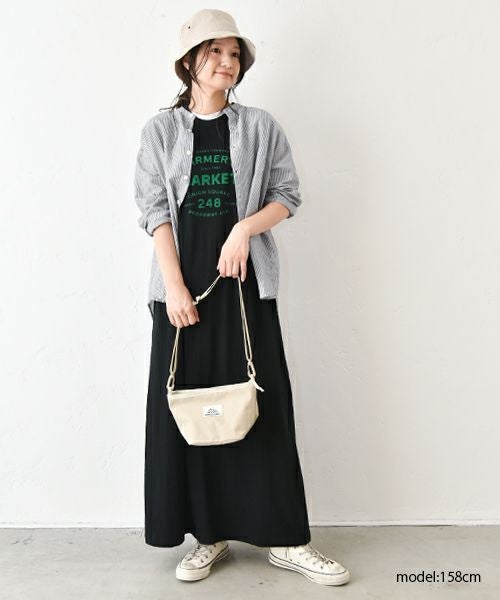 her.｜綿麻バンドカラーシャツ [[CE3SH250404]][C]