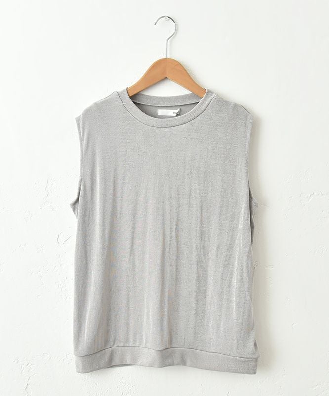 HUMS｜ノースリーブストレッチカットソー [[C-5027]][C]