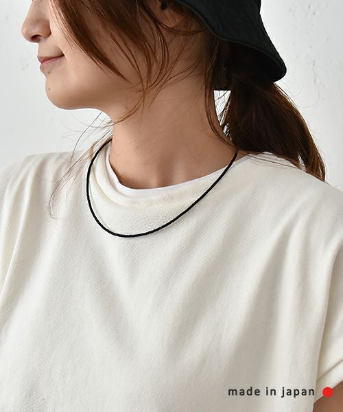 ROSETTA PRAYER｜2mmビーズネックレス 46cm [[2ｍｍ BEADS NECKLACE／46cm]][C]