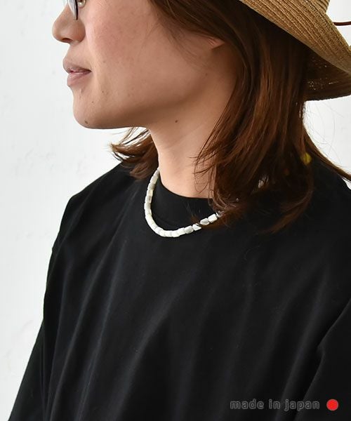 ROSETTA PRAYER｜PEARL SHELL TOGGLE NECKLACE [[PEARL SHELL TOGGLE NECKLACE]][C]