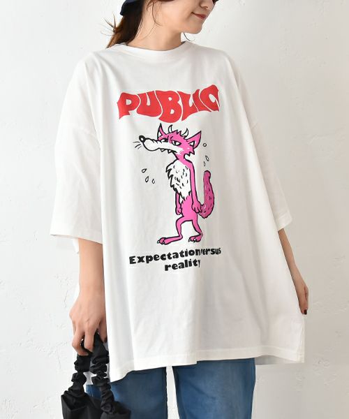 RNA｜プリントオーバーTシャツ [[M2468]][C]