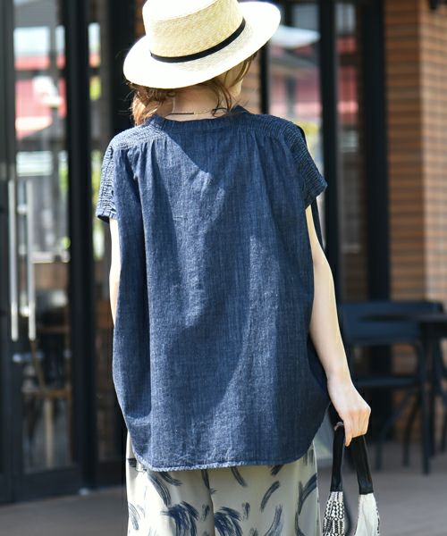 HUMS｜フレンチデニムシャツ [[HUM-056]][C]