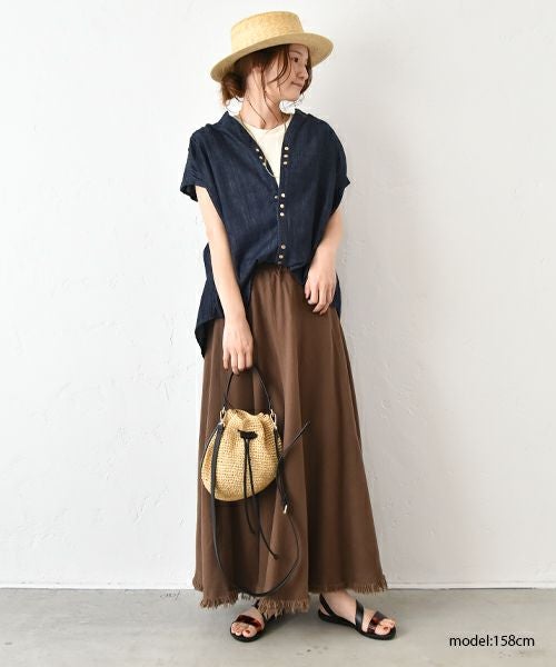 HUMS｜フレンチデニムシャツ [[HUM-056]][C]