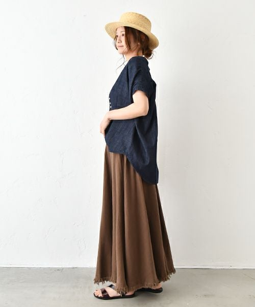 HUMS｜フレンチデニムシャツ [[HUM-056]][C]