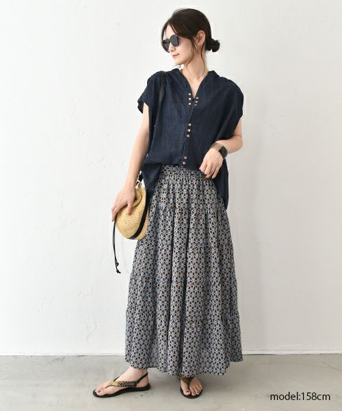 HUMS｜フレンチデニムシャツ [[HUM-056]][C]