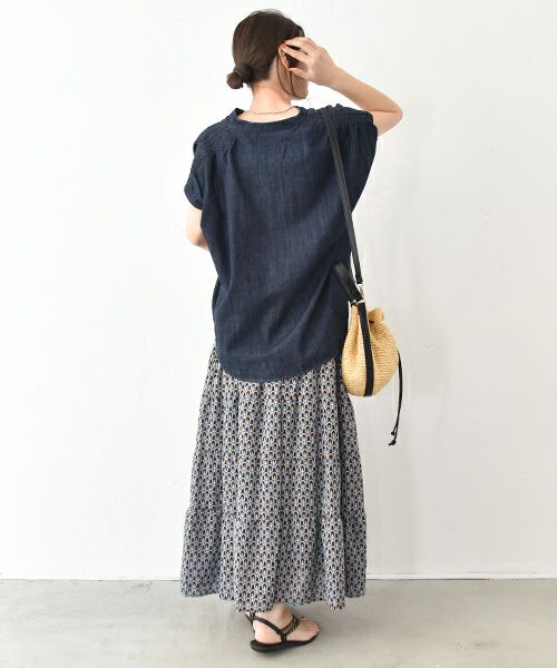 HUMS｜フレンチデニムシャツ [[HUM-056]][C]