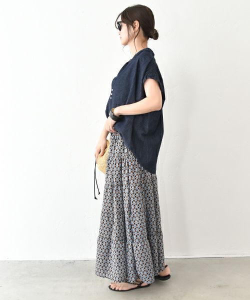 HUMS｜フレンチデニムシャツ [[HUM-056]][C]