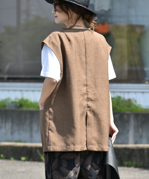 HUMS｜Vネックベスト [[HUM-057]][C]