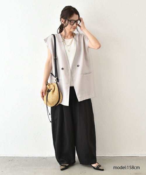  HUMS｜Vネックベスト [[HUM-057]][C]